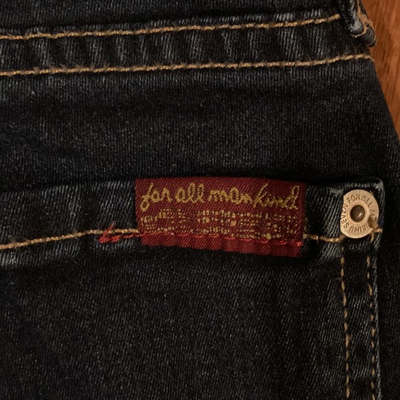 HP 7 For All Mankind Pea in the Pod Secret Fit Belly Maternity Skinny Jeans - 28 - Picture 6 of 8